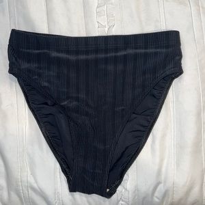 High rise ribbed swim bottoms !